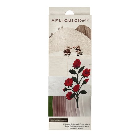 Kit Rosas : Precut stabilizer, Hand dyed fabrics