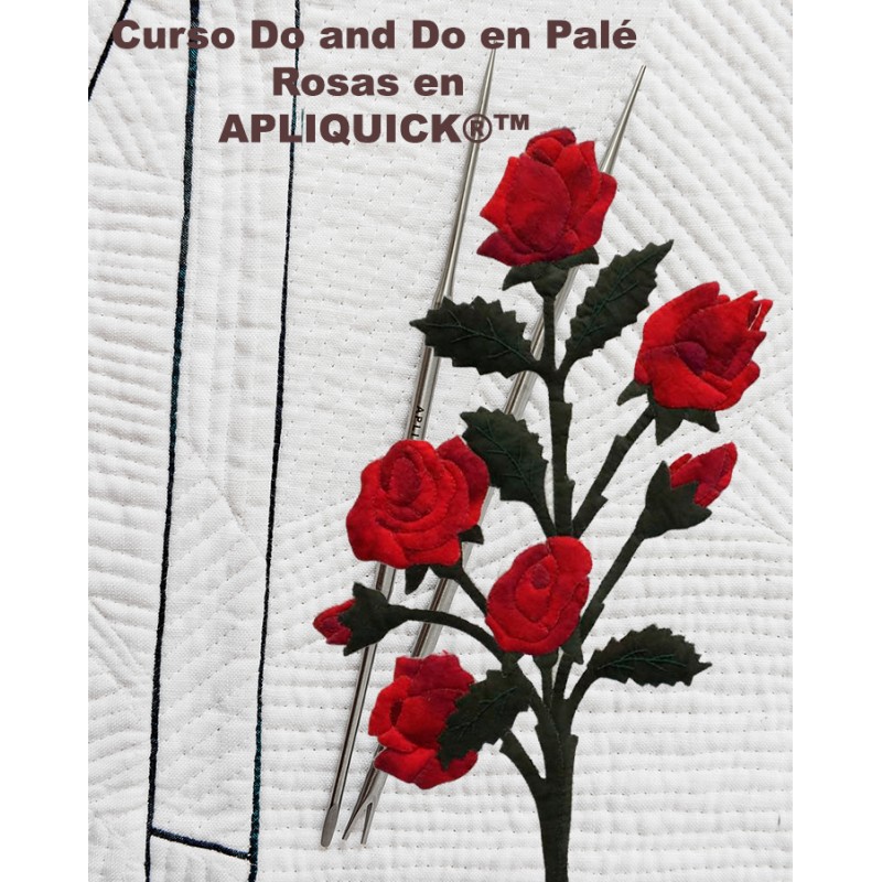 Curso Do and Do en Palé: Rosas en APLIQUICK®™