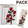 Curso Rosas + Friselina pre-cortada