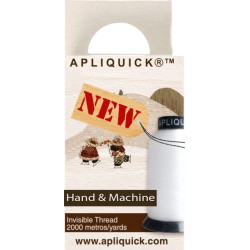 NEW ! Invisible thread APLIQUICK ®™ ( hand & machine)